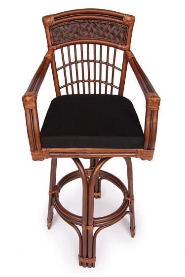 Барный стул Tetchair Andrea Pecan Washed античн. орех, Ткань рубчик, цвет кремовый
