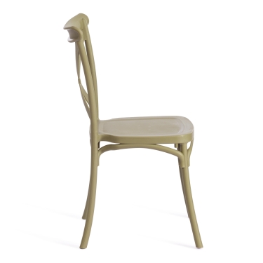Стул Tetchair CROSS mod. PL24 пластик, 48 х 58 х 89 см, Green зеленый 33513