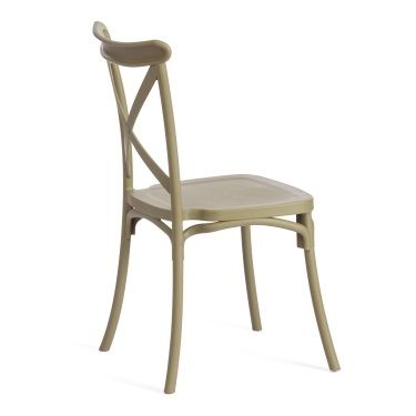 Стул Tetchair CROSS mod. PL24 пластик, 48 х 58 х 89 см, Green зеленый 33513