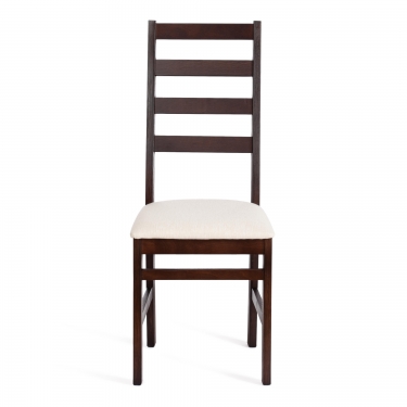Стул Tetchair ROSARIO Многослойная фанера, 39 х 39 х 99 см, Cappuchino, ткань бежевая 81/10