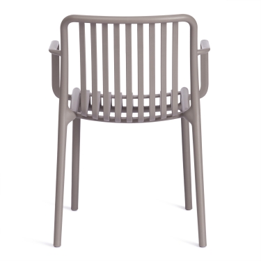 Стул Tetchair LANCASTER mod. 38-1 пластик, 55.5 х 58 х 80 см, Grey Cерый 34630