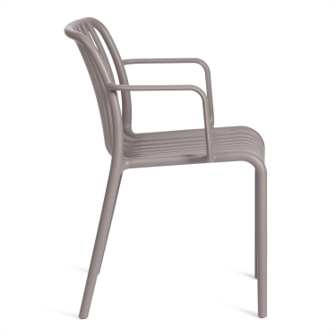 Стул Tetchair LANCASTER mod. 38-1 пластик, 55.5 х 58 х 80 см, Grey Cерый 34630
