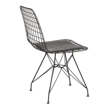 Стул Tetchair TAVOLA mod. 271 металл/экокожа, 46 х 47.5 х 84 см, Black черный