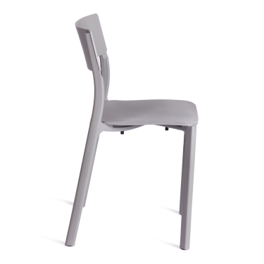 Стул Tetchair LENTO mod. 43 пластик, 43 х 49 х 77 см, Grey Cерый
