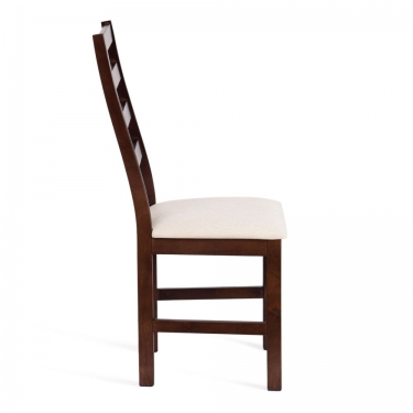Стул Tetchair ROSARIO многослойная фанера, 39 х 39 х 99 см, Cappuchino, ткань бежевая 81/10 разобранный