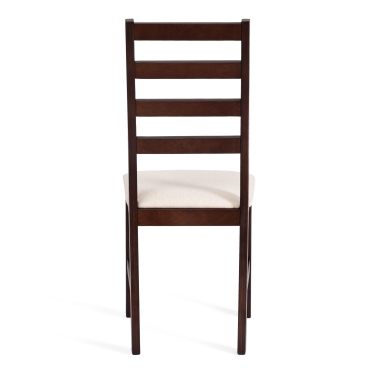 Стул Tetchair ROSARIO многослойная фанера, 39 х 39 х 99 см, Cappuchino, ткань бежевая 81/10 разобранный