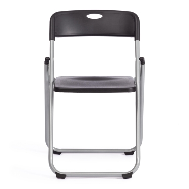 Стул складной Tetchair FOLDER mod. 3017H каркас металл, сиденье/спинка пластик, 49 x 46.5 x 73.5 см, black черный / grey серый