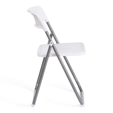Стул складной Tetchair FOLDER mod. 3017H каркас металл, сиденье/спинка пластик, 49 x 46.5 x 73.5 см, white белый / grey серый