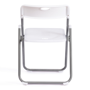 Стул складной Tetchair FOLDER mod. 3017H каркас металл, сиденье/спинка пластик, 49 x 46.5 x 73.5 см, white белый / grey серый