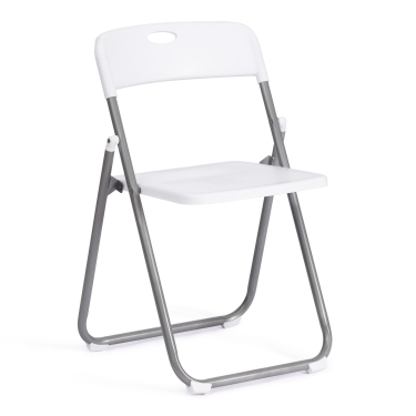 Стул складной Tetchair FOLDER mod. 3017H каркас металл, сиденье/спинка пластик, 49 x 46.5 x 73.5 см, white белый / grey серый