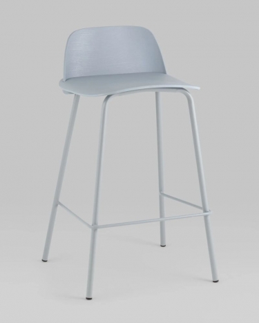 Стул полубарный Stool Group Mist Серо-голубой