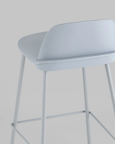 Стул полубарный Stool Group Mist Серо-голубой