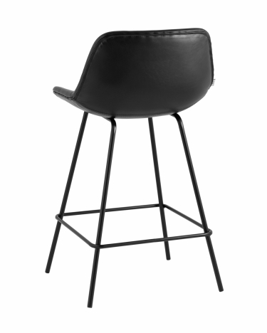 Стул полубарный Stool Group Деймон ПБ экокожа Черный
