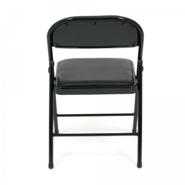 Стул складной Tetchair FOLDER mod. 032 / 1 шт. в упаковке каркас металл, сиденье/спинка экокожа, 415176см, черный