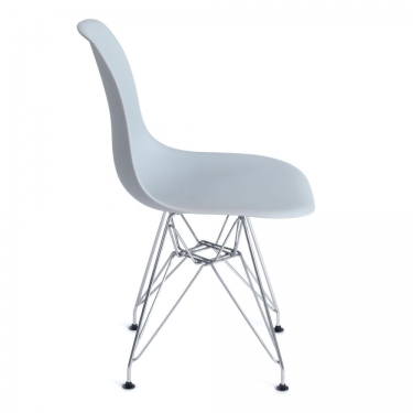 Стул Tetchair CINDY IRON CHAIR EAMES mod. 002 / 1 шт. в упаковке металл, пластик, 51x46x82,5, серый