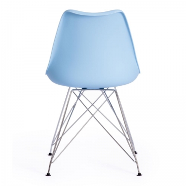 Стул Tetchair TULIP IRON CHAIR mod.EC-123 / 1 шт. в упаковке металл/пластик, 54,54883,5см, голубой