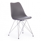 Стул Tetchair TULIP IRON CHAIR mod.EC-123 / 1 шт. в упаковке металл/пластик, 54,54883,5см, серый