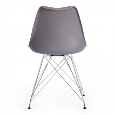 Стул Tetchair TULIP IRON CHAIR mod.EC-123 / 1 шт. в упаковке металл/пластик, 54,54883,5см, серый
