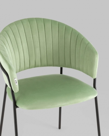 Стул Stool Group Бруно велюр Фисташковый