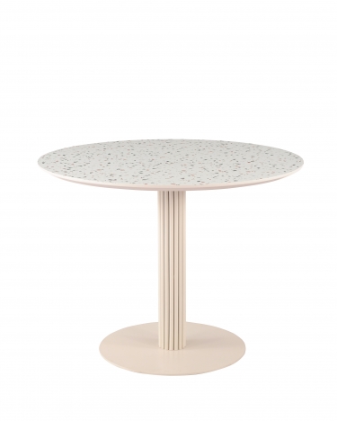 Стол обеденный Stool Group Stem D90 Терраццо