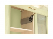 Шкаф-витрина кухонный с системой плавного закрывания Оливия 71.81