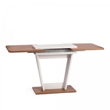 Стол обеденный Tetchair FOX раздвижной ЛДСП, 68.6x110-145x75 см, Дуб Канзас/Пепел