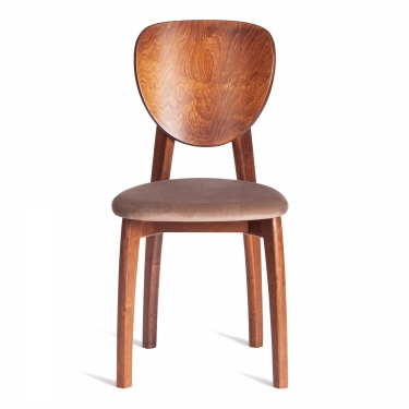 Стул Tetchair DIAMANTE мягкое сидение бук, 42x42x85см, коричневый, ткань Tenerife Mocco