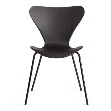 Стул Tetchair Jacobsen mod DC 102-1 пластик/металл, 45 х 54.5 х 80 см, Black Черный / Black Черный
