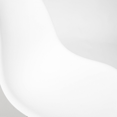 Стул барный Tetchair Cindy Bar Chair mod. 80-1 дерево бук/металл/пластик, 50 х 51 х 109 см, White Белый 70029/ натуральный