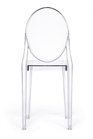 Стул Tetchair MEDALION mod. 921 пластик, 39 х 49 х 90,5 см, Transparent Прозрачный