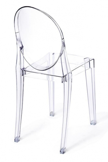 Стул Tetchair MEDALION mod. 921 пластик, 39 х 49 х 90,5 см, Transparent Прозрачный