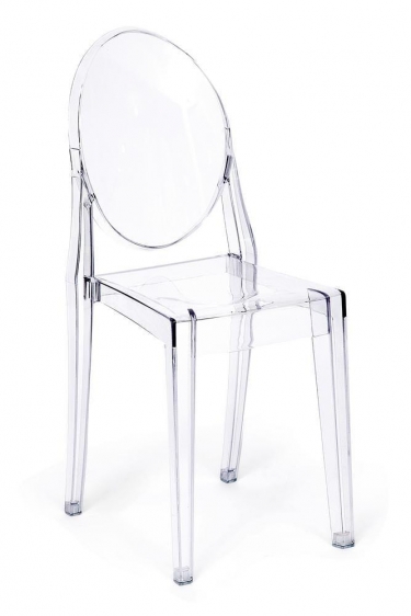 Стул Tetchair MEDALION mod. 921 пластик, 39 х 49 х 90,5 см, Transparent Прозрачный