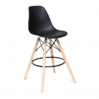 Стул барный Cindy Bar Chair mod. 80 / 1 шт. в упаковке дерево бук/металл/пластик, 46х55х106 см, черный