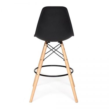 Стул барный Tetchair Cindy Bar Chair mod. 80 / 1 шт. в упаковке дерево бук/металл/пластик, 46х55х106 см, черный