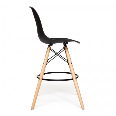 Стул барный Tetchair Cindy Bar Chair mod. 80 / 1 шт. в упаковке дерево бук/металл/пластик, 46х55х106 см, черный