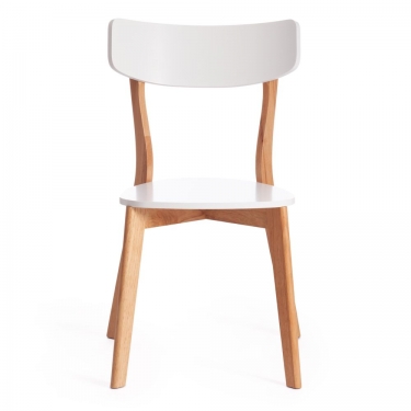 Стул Claire / 1 шт. в упаковке Tetchair Claire / 1 шт. в упаковке дерево гевея, МДФ, 48 x 49,5 x 81,5 x SH44см, White Белый / Natural натуральный