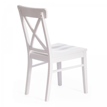 Стул Tetchair Retro / 1 шт. в упаковке дерево гевея, МДФ, 44,3 x 55 x 89 x SH45см, Белый White