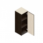 Шкаф для документов средний Альтерна Р.Пс-3 дуб молочный