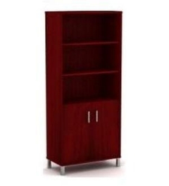 Стеллаж дверь ДСП с замком Skyland В430.3 Бургунди