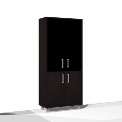 Стеллаж стекло в раме Skyland В430.4 Венге магия