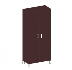 Стеллаж дверь ДСП с замком Skyland В430.7 Бургунди