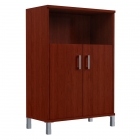Стеллаж с дверью ДСП Skyland В420.2 Бургунди