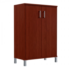 Стеллаж с дверью ДСП Skyland В420.6 Бургунди