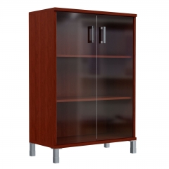 Стеллаж стекло тонированное Skyland В420.8 Бургунди