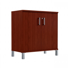 Стеллаж дверьми с замком Skyland В410.3 Бургунди