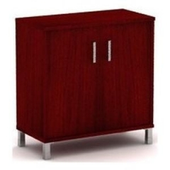 Стеллаж дверьми с замком Skyland В410.3 Венге магия