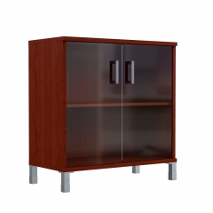 Стеллаж стекло в раме Skyland В410.5 Бургунди