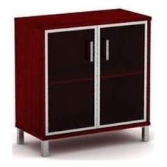 Стеллаж стекло в раме Skyland В410.5 Венге магия