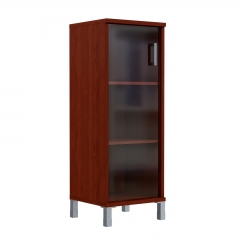 Стеллаж стекло тонированное Skyland В421.8 R Бургунди