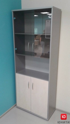 Шкаф Skyland СТ-1.4 Клен/металлик